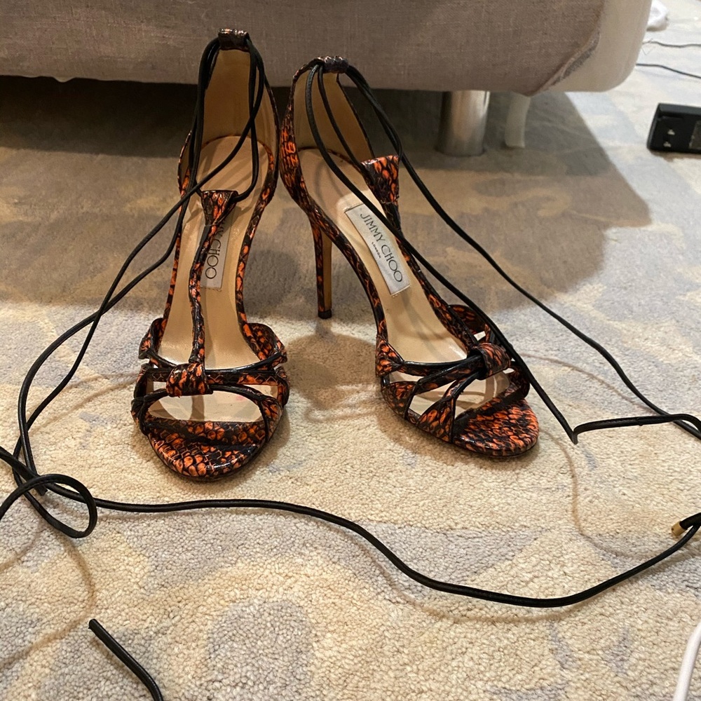 Jimmy Choo Lace-Up heels